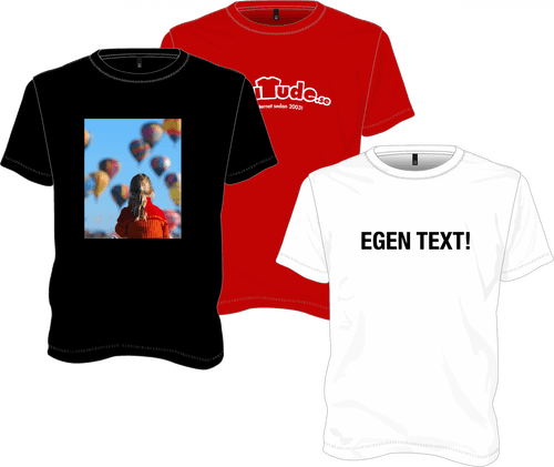 Bild av T-shirt 1-10st med transfer