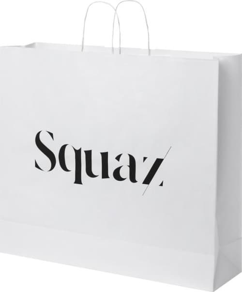 Bild 1 av 7 på XXL Kraftpapperspåse Premium med Vridna Handtag