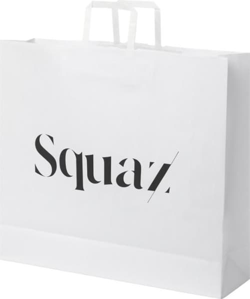 Bild 1 av 6 på XXL Premium Kraftpapperspåse med Platta Handtag