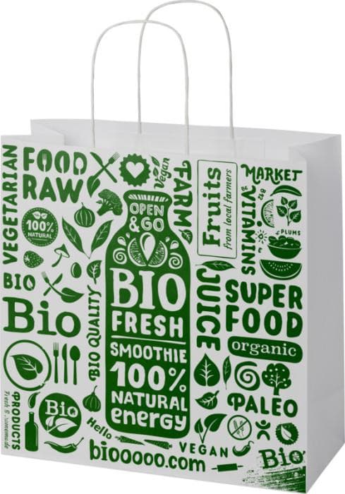 Bild 1 av 10 på XL Kraftpapperspåse 120 g/m2 med Tvinnade Handtag