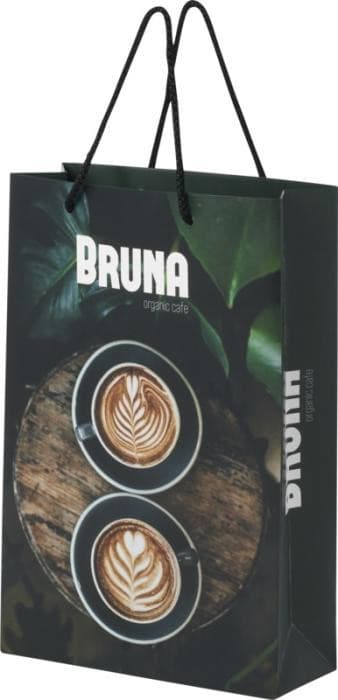 Bild 1 av 10 på Stor Handgjord Påse i Integra-Papper 170 g/m2 med Plasthandtag