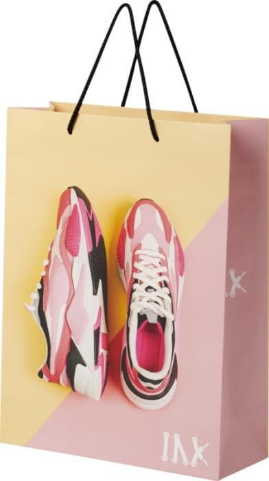 Bild 1 av 10 på XL Handgjord Påse i Integra-Papper 170 g/m2 med Plasthandtag