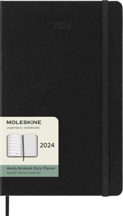 Bild 1 av 11 på Moleskine 12M Premium Veckoplanerare 2024