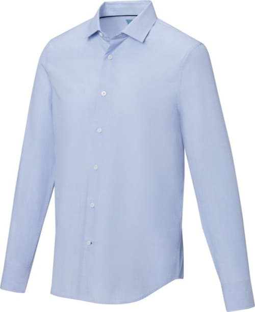 Bild 1 av 9 på Premium Herrskjorta Långärmad GOTS Ekologisk Bomull