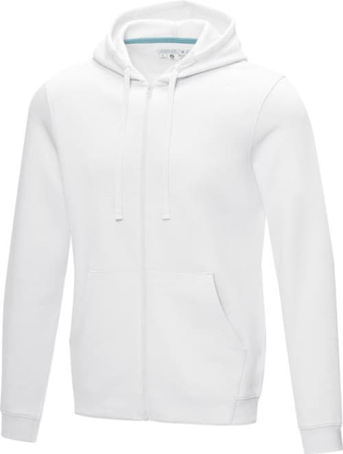 Bild 1 av 8 på Ekologisk Premium Huvtröja med Dragkedja för Herrar