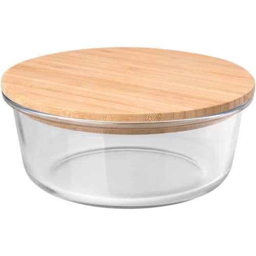 Bild på Glaslunchlåda 750ml med Bambulock utan tryck