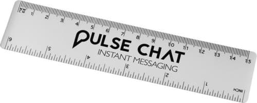 Bild på Billig Plastlinjal 15cm med tryck