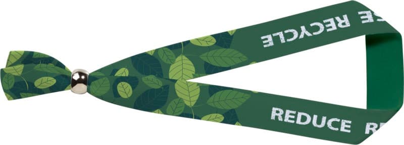 Festivalarmband Återvunnen PET Metallstängning