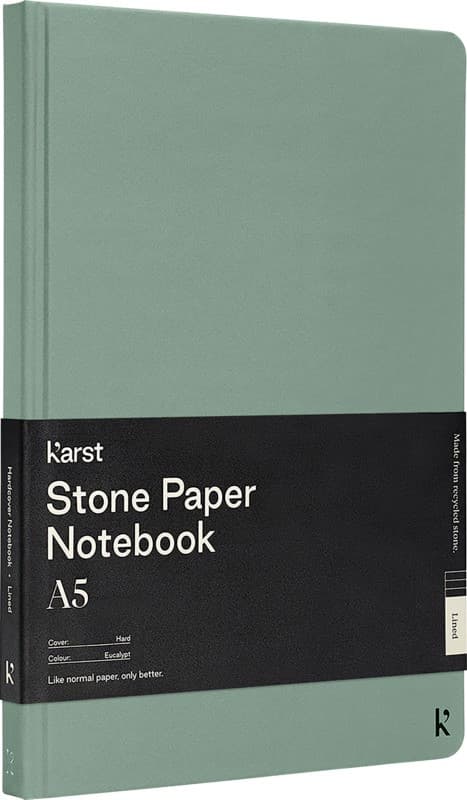 Karst® A5 Stenpappersanteckningsbok Linjerad Premium