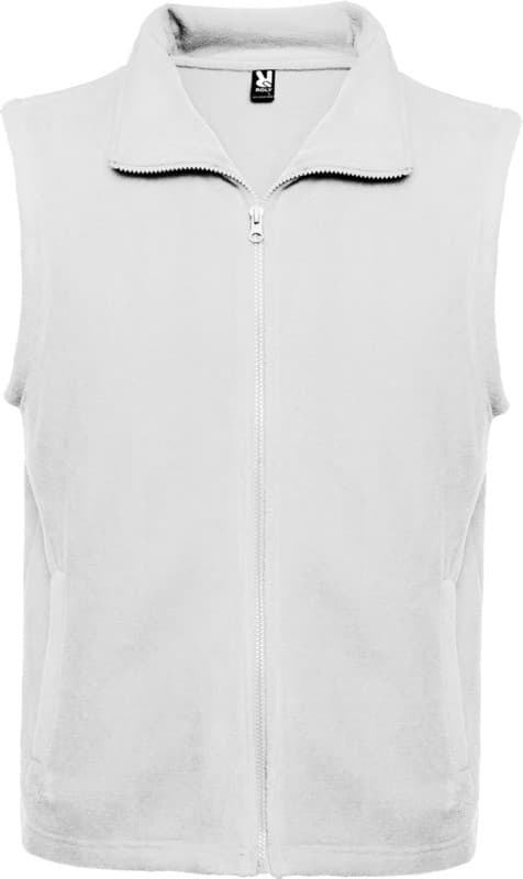 Billig Fleeceväst Unisex med Polokrage
