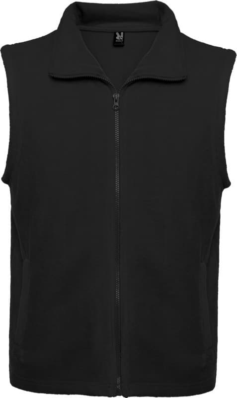 Billig Fleeceväst Unisex med Polokrage