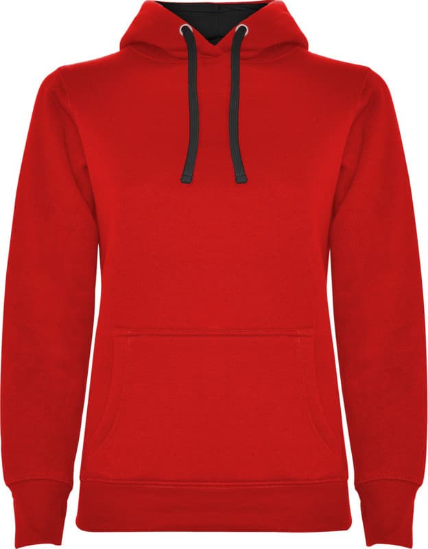 Stilren Damhoodie med Tumhål