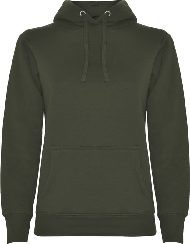 Stilren Damhoodie med Tumhål