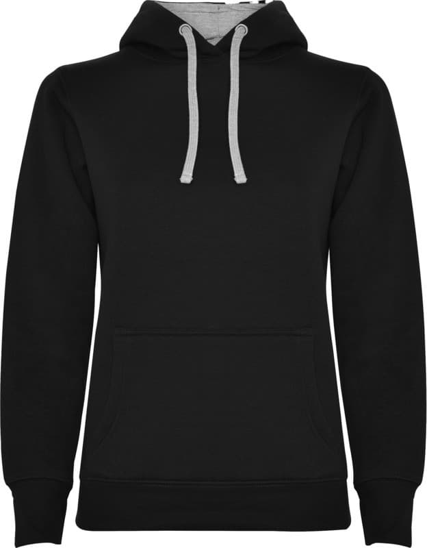Stilren Damhoodie med Tumhål