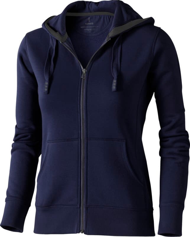 Premium Huvtröja med Hel Dragkedja för Damer
