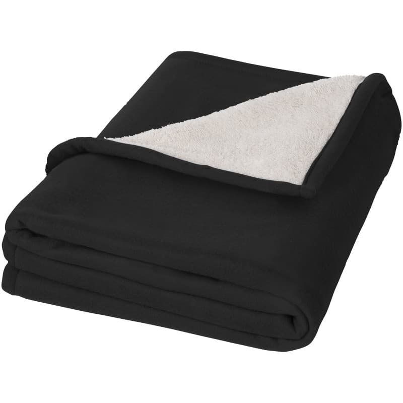 Lyxig Rutig Fleece-Sherpafilt