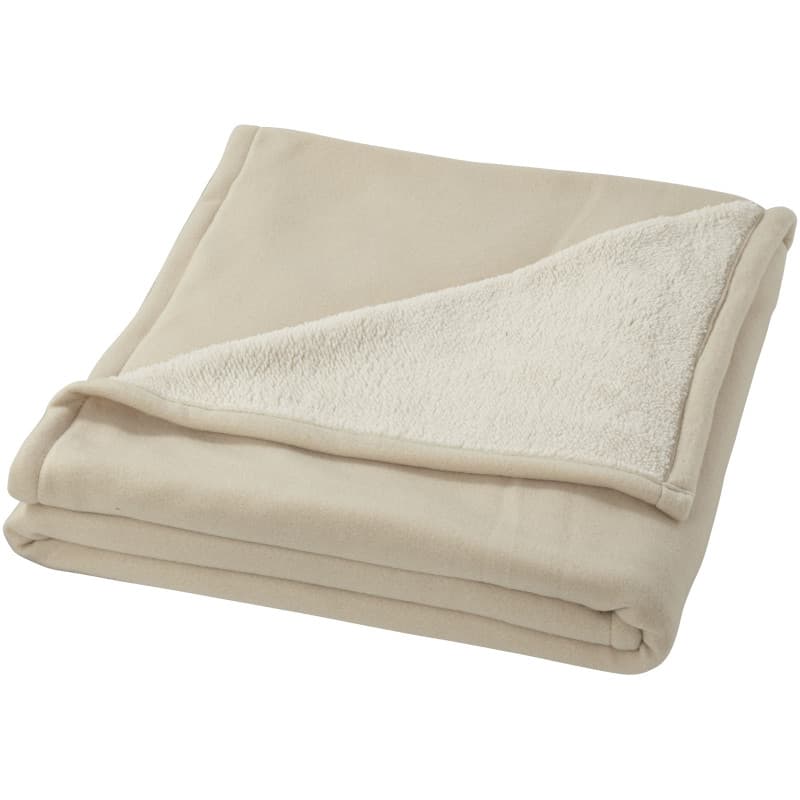 Lyxig Rutig Fleece-Sherpafilt