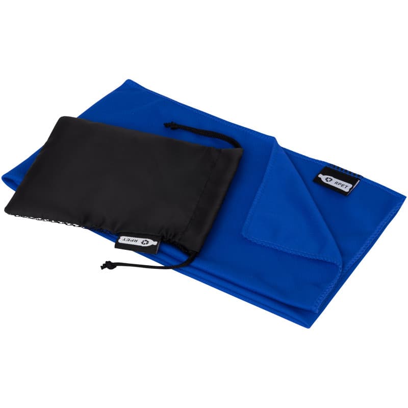 Återvunnen PET Kylhandduk med Påse 80x30cm
