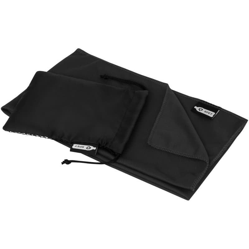 Återvunnen PET Kylhandduk med Påse 80x30cm