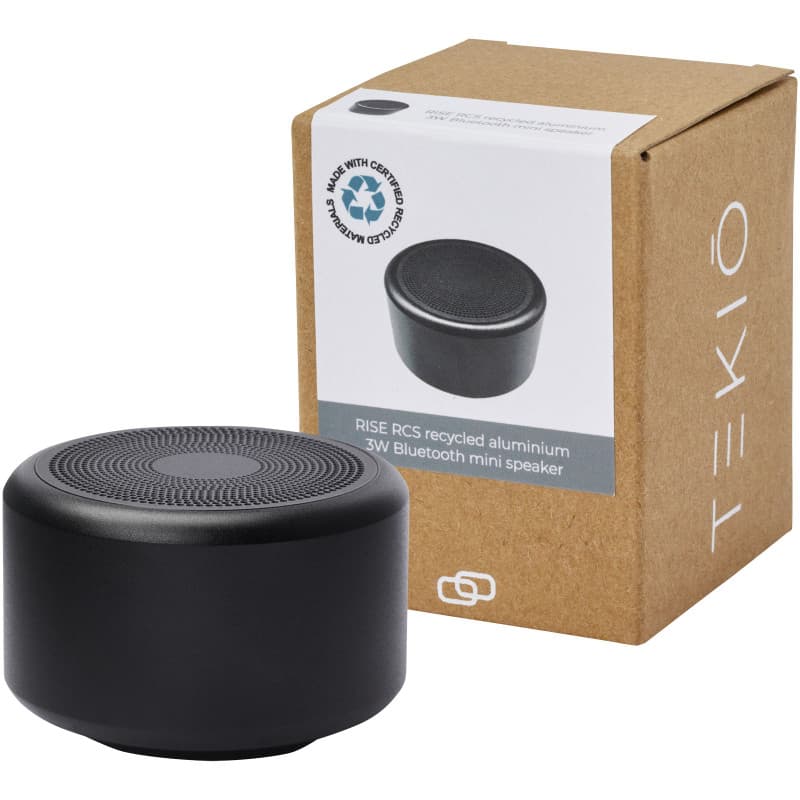 Mini Bluetooth-högtalare 3W av Återvunnen Aluminium
