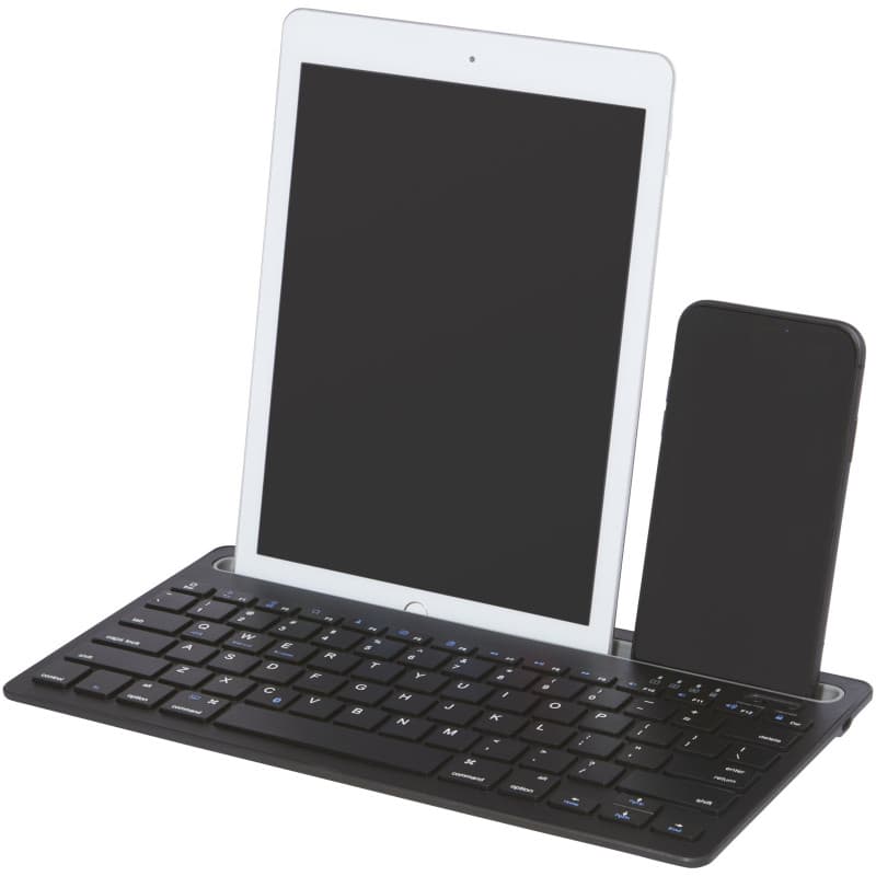 Bluetooth Tangentbord med Enhetsstativ