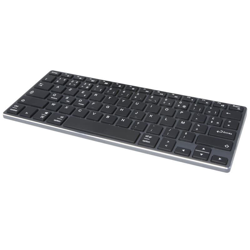 AZERTY-tangentbord (Bluetooth) i Aluminium