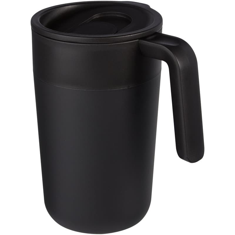 Dubbelväggig Mugg 400ml med Skjutlock av Återvunnen PP