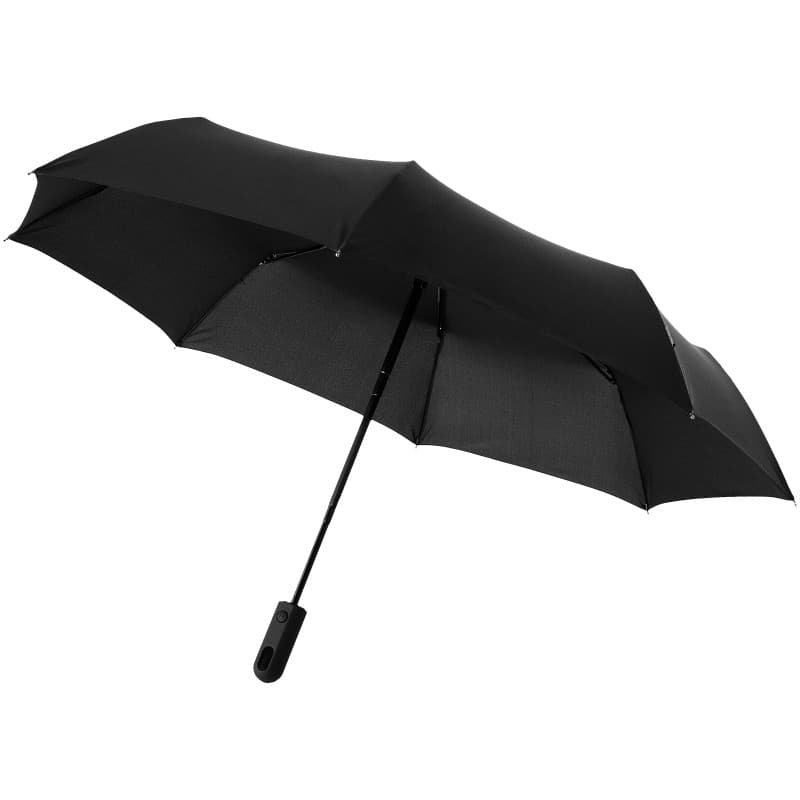 Exklusivt Hopfällbart Paraply 21.5" med Fodral