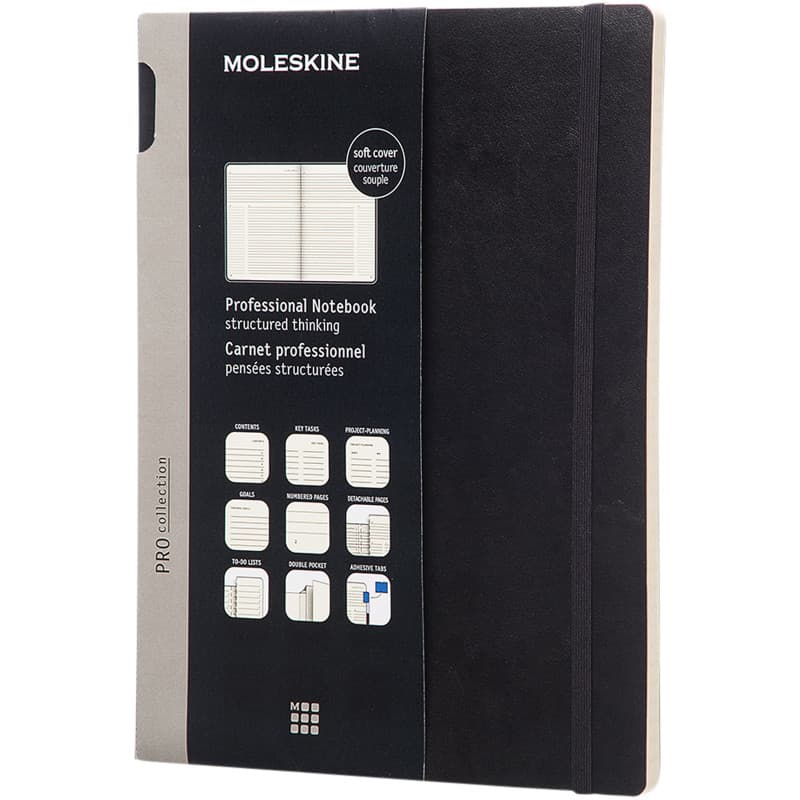 Moleskine Pro XL Anteckningsbok med Innehållsförteckning