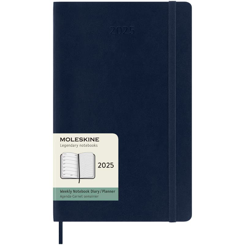 Moleskine Veckoplanerare 2025 L med Mjukt Omslag