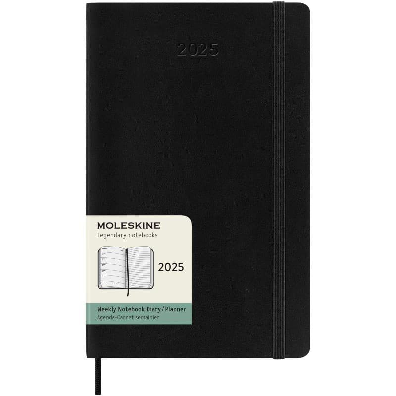 Moleskine Veckoplanerare 2025 L med Mjukt Omslag