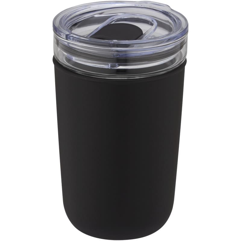 Glastermos 420ml med Skyddande Hölje av Återvunnen Plast
