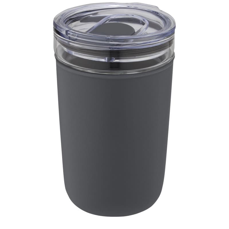 Glastermos 420ml med Skyddande Hölje av Återvunnen Plast