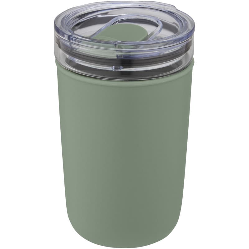 Glastermos 420ml med Skyddande Hölje av Återvunnen Plast