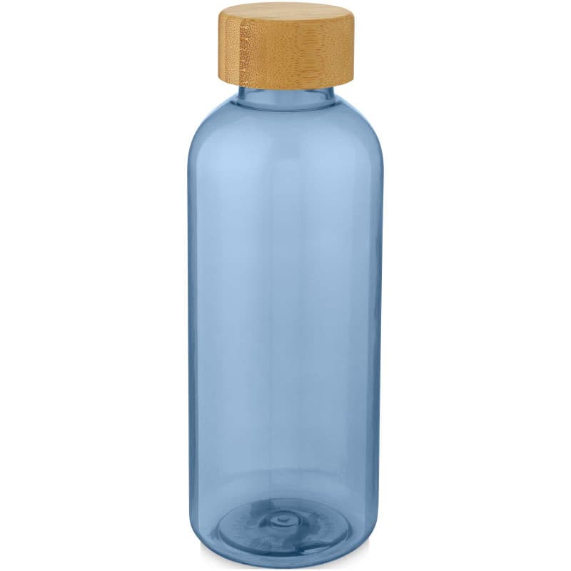 Sportflaska 650ml med Bambulock av Återvunnen Plast