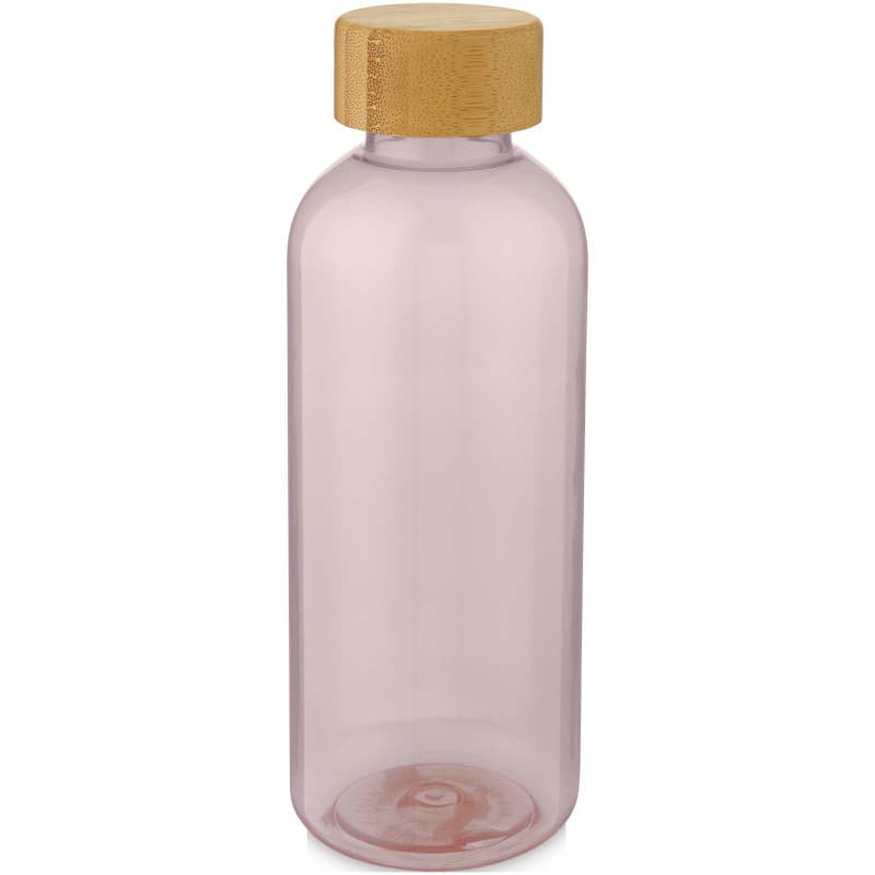 Sportflaska 650ml med Bambulock av Återvunnen Plast