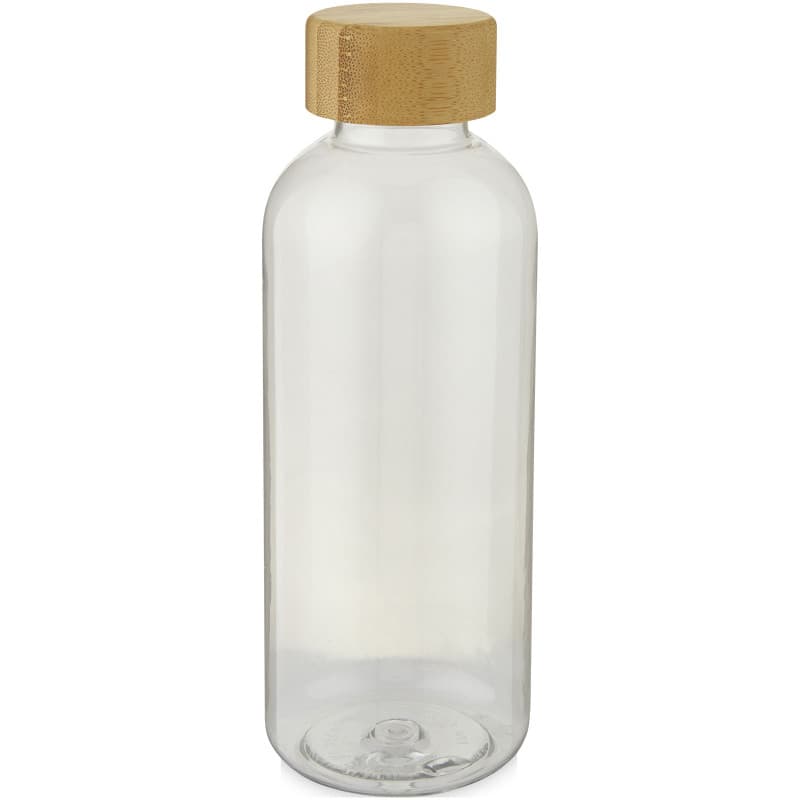 Sportflaska 650ml med Bambulock av Återvunnen Plast