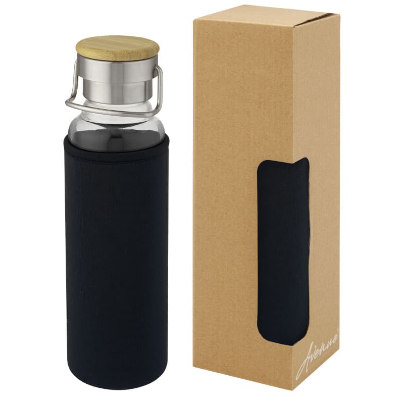 Glasflaska 660ml med Neoprenfodral