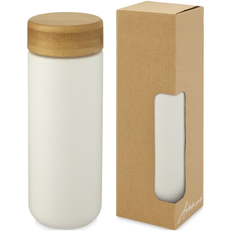 Keramisk Termos 300ml med Bambulock