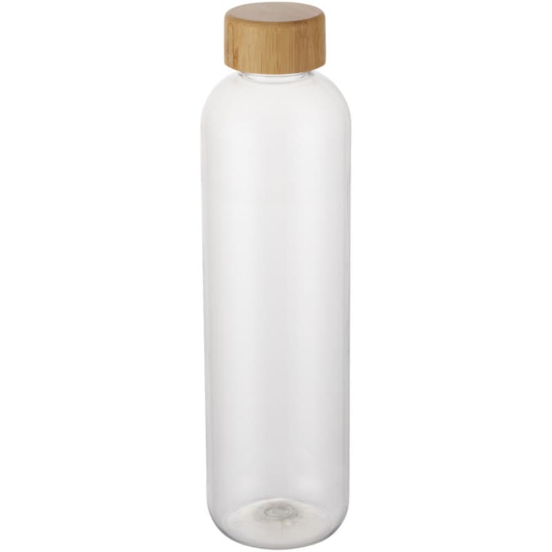 Vattenflaska 950ml med Bambulock av Återvunnen Plast