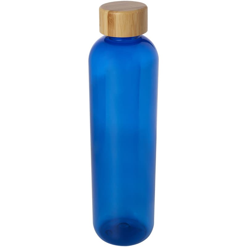 Vattenflaska 950ml med Bambulock av Återvunnen Plast