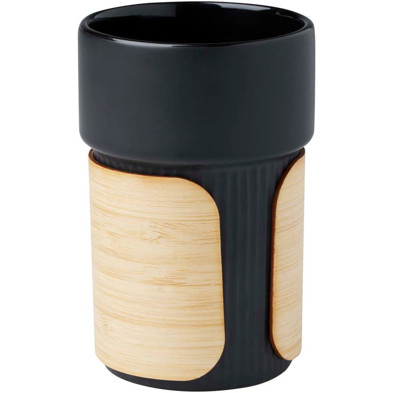 Keramisk Mugg 340ml med Bambugrepp