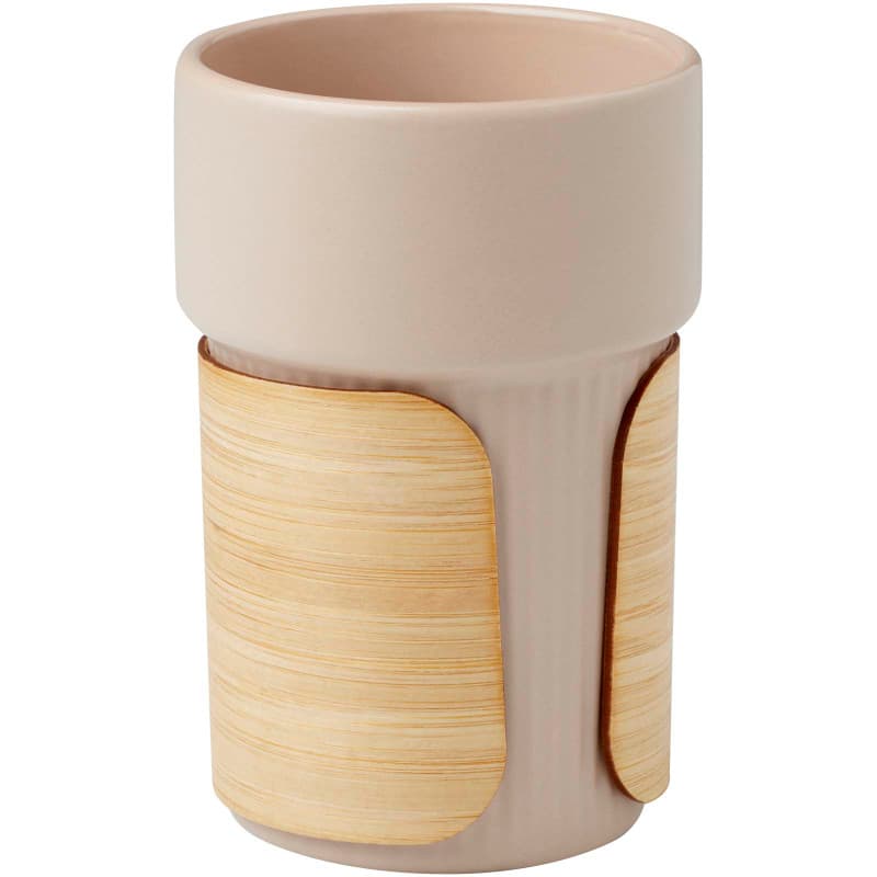 Keramisk Mugg 340ml med Bambugrepp