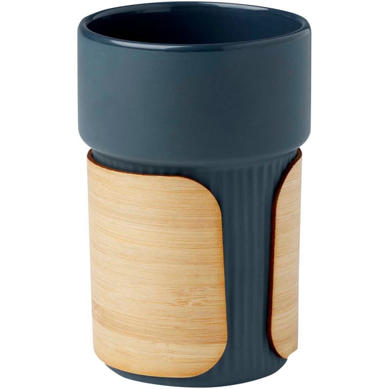 Keramisk Mugg 340ml med Bambugrepp