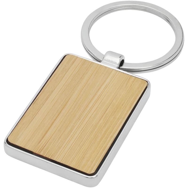 Rektangulär Nyckelring 50x30mm av Bambu
