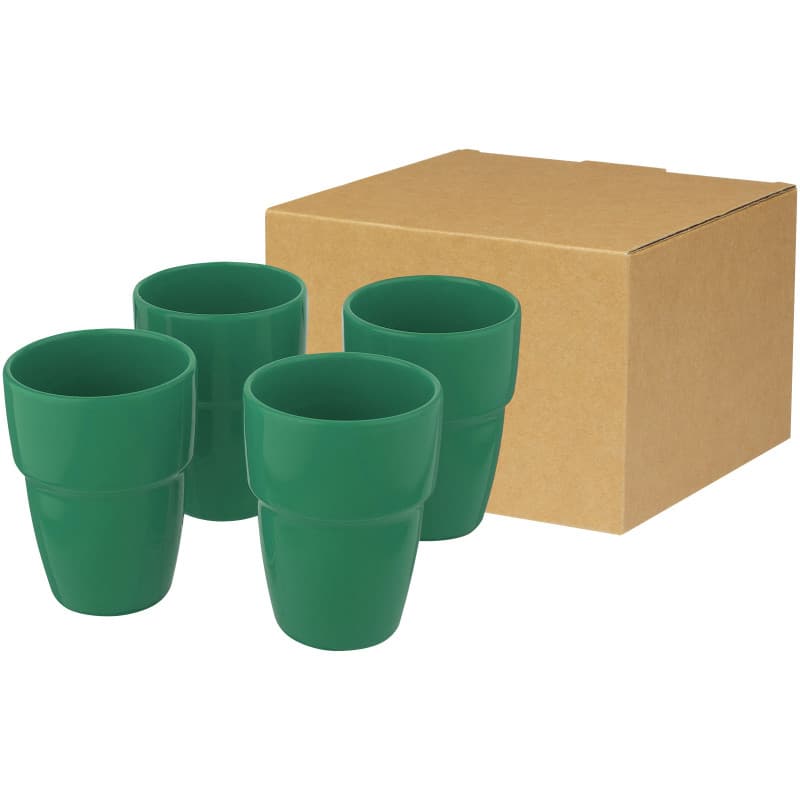 4-delat Staplingsbart Muggset 280ml