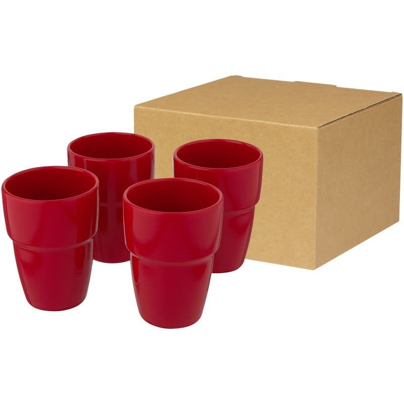 4-delat Staplingsbart Muggset 280ml