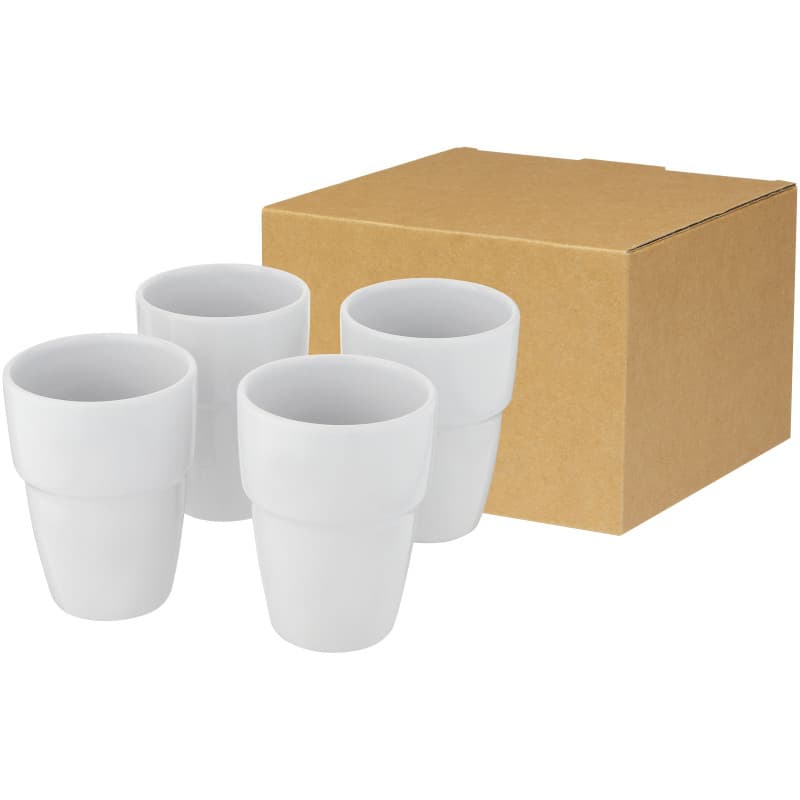 4-delat Staplingsbart Muggset 280ml