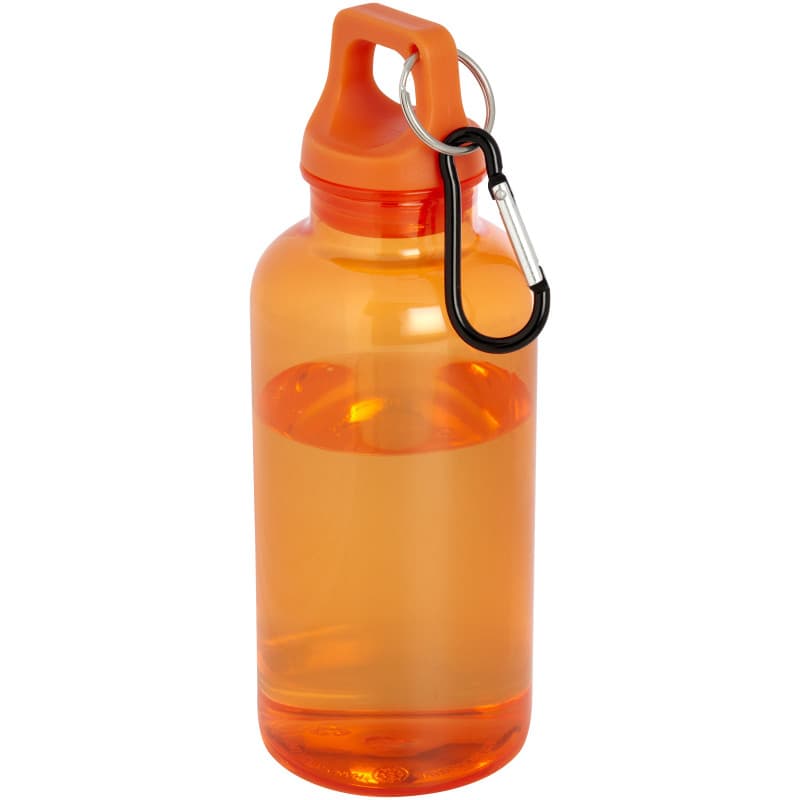Vattenflaska 400ml med Karbinhake av Återvunnen Plast