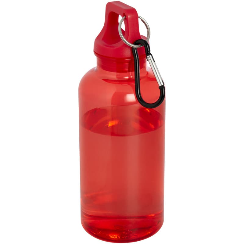 Vattenflaska 400ml med Karbinhake av Återvunnen Plast
